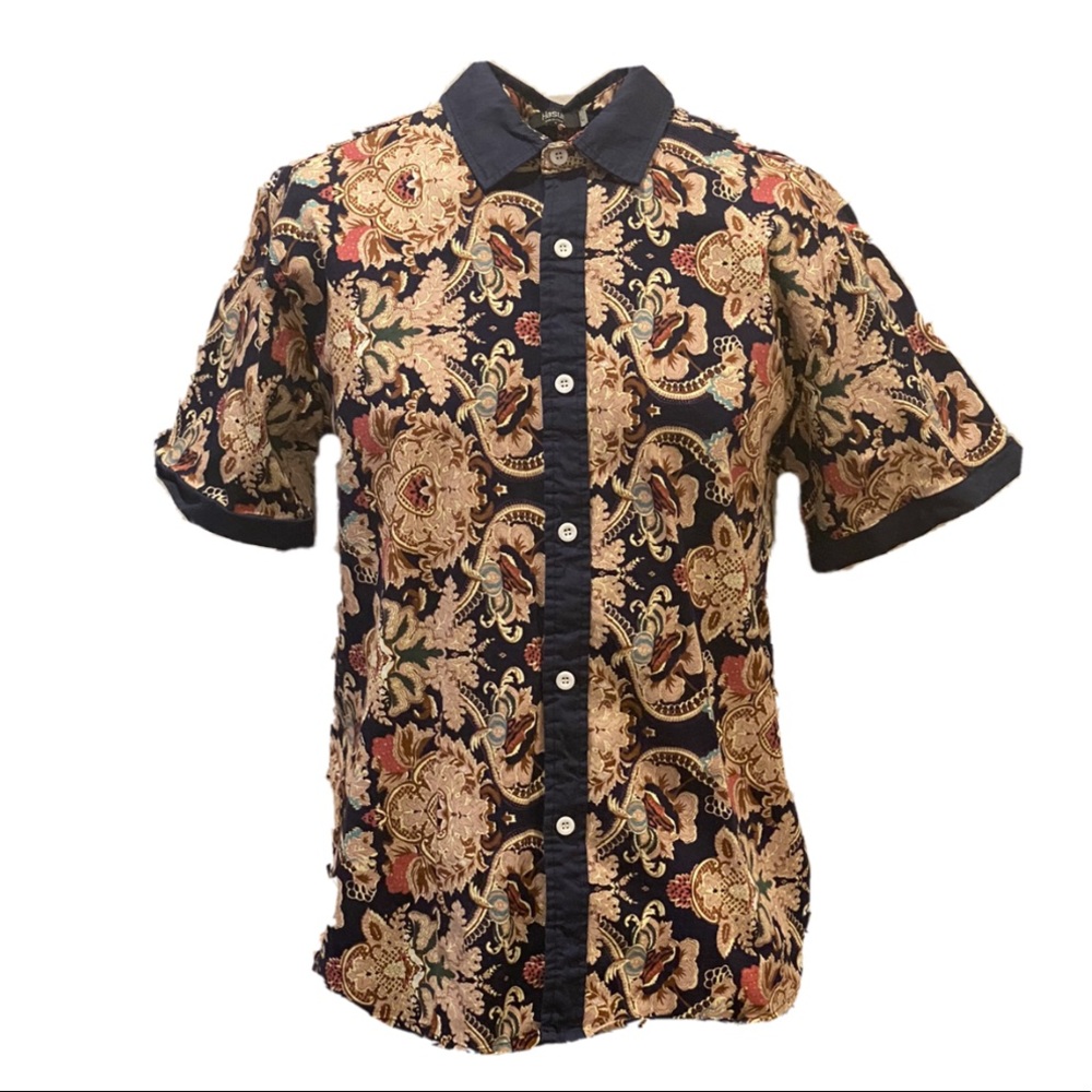 Men’s Button Floral Shirt L